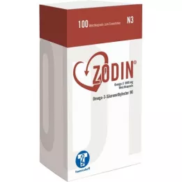 ZODIN Omega-3 1000 mg zachte capsules, 100 st