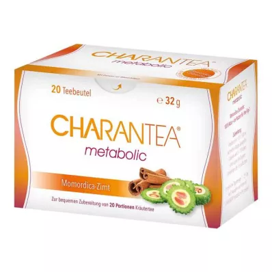 CHARANTEA metabool kaneel kruidenthee filterzakjes, 20 stuks