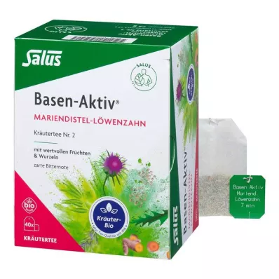 Basis Actieve Thee Nr. 2 Mariend.-Paardebloem Biologisch Salus, 40 st Basis Actieve Thee Nr. 2 Mariend.-Paardebloem Biologisch Salus, 40 st