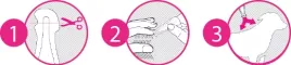 Instructions for use for FRONTLINE Tri-Act oplossing voor druppelen op honden 5-10 kg, 3 st - 5