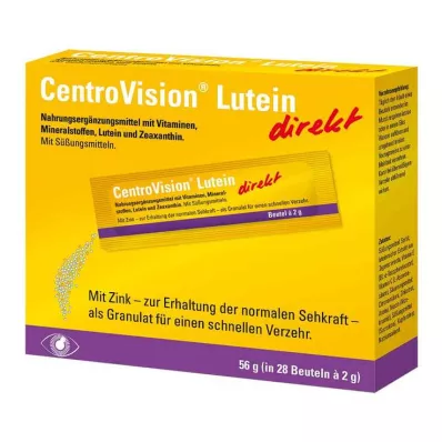 CENTROVISION Luteïne direct granulaat, 28 stuks CENTROVISION Luteïne direct granulaat, 28 stuks