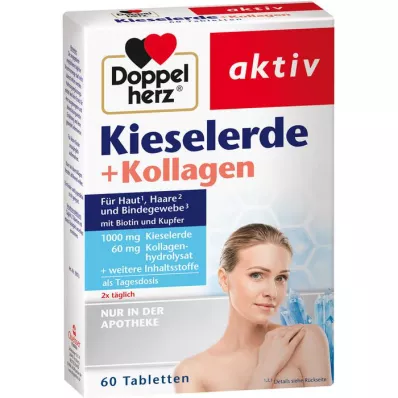 DOPPELHERZ Silica+Collageen Tabletten, 60 stuks