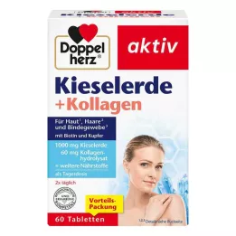 DOPPELHERZ Silica+Collageen Tabletten, 60 stuks