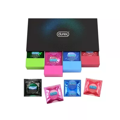 Durex Surprise me Condooms Mix in Doos, 40 st Durex Surprise me Condooms Mix in Doos, 40 st