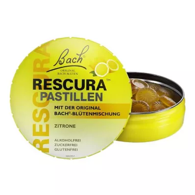 BACHBLÜTEN Originele Rescura Citroenpastilles, 50 g
