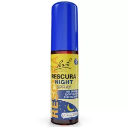 BACHBLÜTEN Originele Rescura Nachtspray alcoholvrij, 20 ml