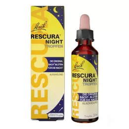 BACHBLÜTEN Originele Rescura Nachtdruppels alc.vrij, 20 ml