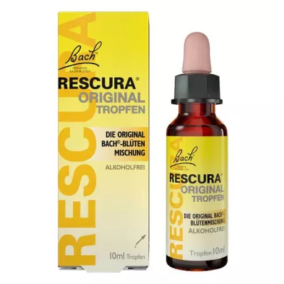 Bachbloesems origineel Rescura druppels alcoholvrij, 10 ml Bachbloesems origineel Rescura druppels alcoholvrij, 10 ml