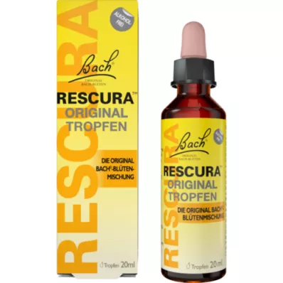 BACHBLÜTEN Originele Rescura druppels alcoholvrij, 20 ml