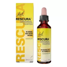 BACHBLÜTEN Originele Rescura druppels alcoholvrij, 20 ml