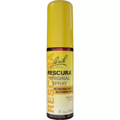 BACHBLÜTEN Originele Rescura Spray met alcohol, 20 ml