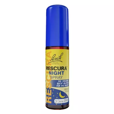 Bachbloesems Originele Rescura Nachtspray met alcohol, 20 ml Bachbloesems Originele Rescura Nachtspray met alcohol, 20 ml