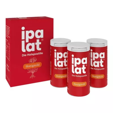 Ipalat keelpastilles, milde honing zonder menthol, suikervrij, 120 stuks Ipalat keelpastilles, milde honing zonder menthol, suikervrij, 120 stuks