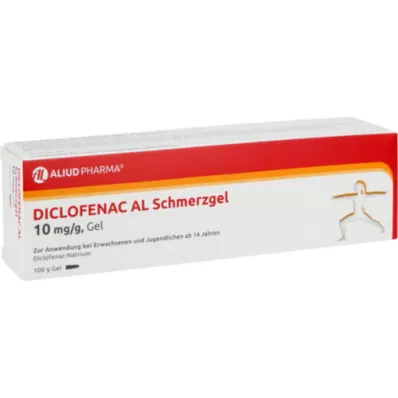 DICLOFENAC AL Pijngel 10 mg/g, 100 g