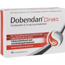 DOBENDAN Directe Flurbiprofen 8,75 mg zuigtabletten, 36 stuks
