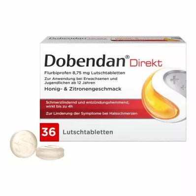 Dobendan® Direct Flurbiprofen 8,75 mg zuigtabletten, 36 stuks