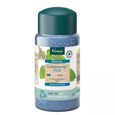 Kneipp badkristallen pure ontspanning citroenmelisse, 600 g Kneipp badkristallen pure ontspanning citroenmelisse, 600 g