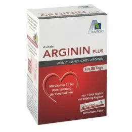 ARGININ PLUS Vitamine B1+B6+B12+foliumzuur Sticks, 30X5.9 g