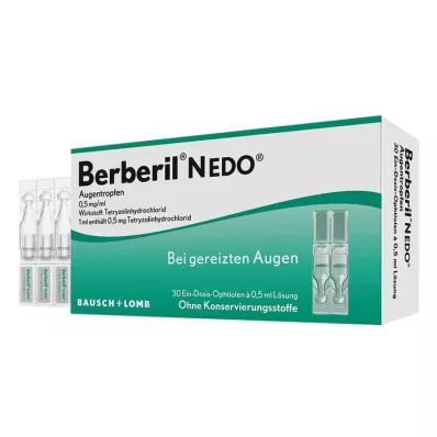 BERBERIL N EDO Oogdruppels, 30X0,5 ml BERBERIL N EDO Oogdruppels, 30X0,5 ml