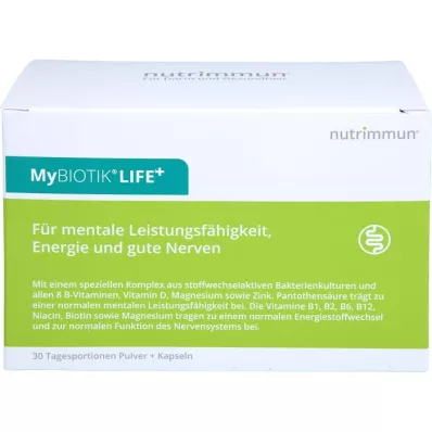 MYBIOTIK LIFE+ Combinatieverpakking 30x1,5 g Plv.+60 Caps., 1 st