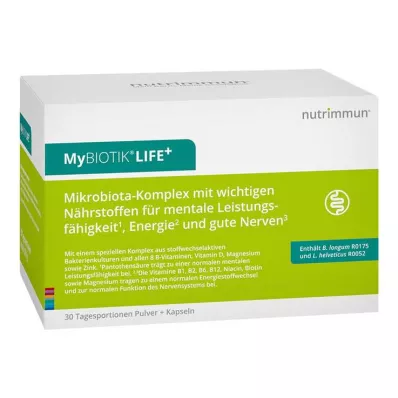 MYBIOTIK LIFE+ Combinatieverpakking 30x1,5 g Plv.+60 Caps., 1 st