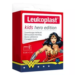 LEUKOPLAST kinderpleister held Wonder Woman 6 cmx1m, 1 stuk