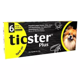 TICSTER Plus spot-on vloeistof voor hond tot 4kg, 6X0,48 ml