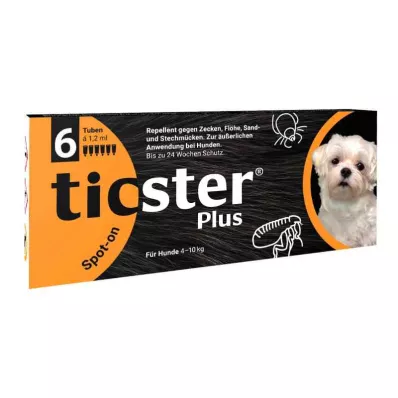 TICSTER Plus Spot-on Oplossing voor Hond 4-10kg, 6X1.2ml TICSTER Plus Spot-on Oplossing voor Hond 4-10kg, 6X1.2ml