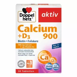 DOPPELHERZ Calcium 900+D3 tabletten, 30 stuks