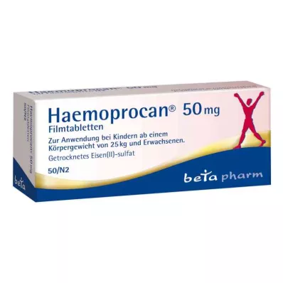 Haemoprocan 50 mg filmomhulde tabletten (50 stuks) Haemoprocan 50 mg filmomhulde tabletten (50 stuks)