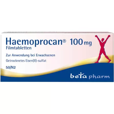 HAEMOPROCAN 100 mg filmomhulde tabletten, 50 stuks
