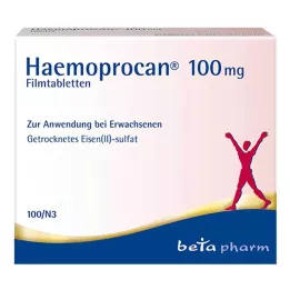 HAEMOPROCAN 100 mg filmomhulde tabletten, 100 stuks