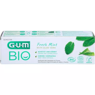 GUM Biologische tandpasta verse munt, 75 ml