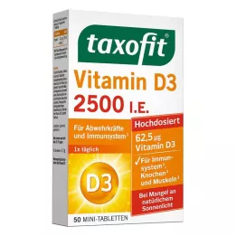 TAXOFIT Vitamine D3 2500 I.U. tabletten, 50 st