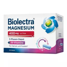 BIOLECTRA Magnesium 400 mg ultra 3-fase depot, 30 st