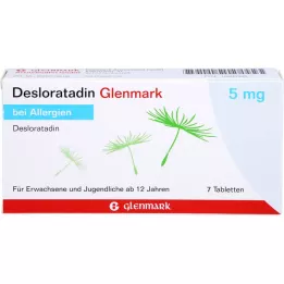 DESLORATADIN Glenmark 5 mg tabletten, 7 st