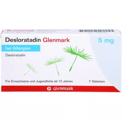 DESLORATADIN Glenmark 5 mg tabletten, 7 st