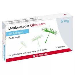 DESLORATADIN Glenmark 5 mg tabletten, 7 st
