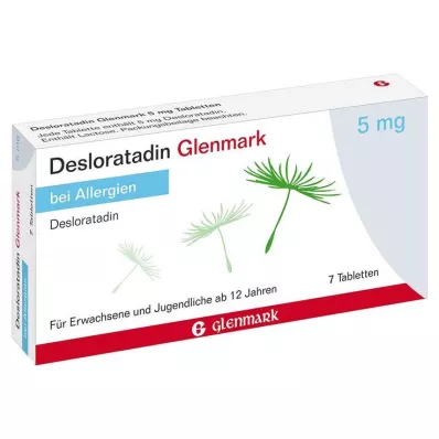 DESLORATADIN Glenmark 5 mg tabletten, 7 st