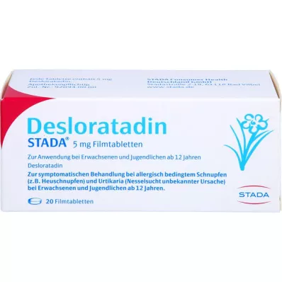 DESLORATADIN STADA 5 mg filmomhulde tabletten, 20 stuks
