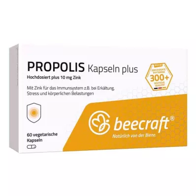 BEECRAFT Propolis Capsules Plus, 60 Capsules BEECRAFT Propolis Capsules Plus, 60 Capsules