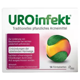 UROINFEKT 864 mg filmomhulde tabletten, 14 st