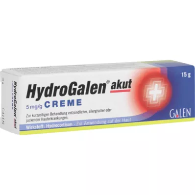HYDROGALEN acuut 5 mg/g crème, 15 g