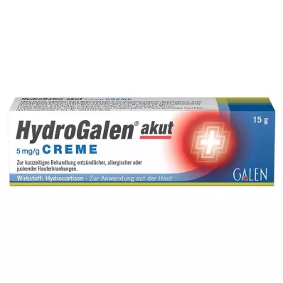 HydroGalen® acuut 5 mg/g crème, 15 g HydroGalen® acuut 5 mg/g crème, 15 g
