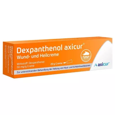 DEXPANTHENOL axicur wond- en wondhelende crème 50 mg/g, 20 g DEXPANTHENOL axicur wond- en wondhelende crème 50 mg/g, 20 g
