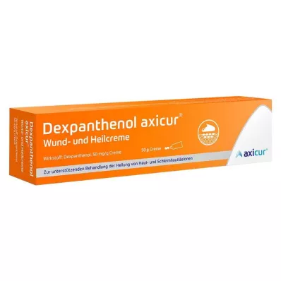 DEXPANTHENOL axicur wond- en wondhelende crème 50 mg/g, 50 g DEXPANTHENOL axicur wond- en wondhelende crème 50 mg/g, 50 g