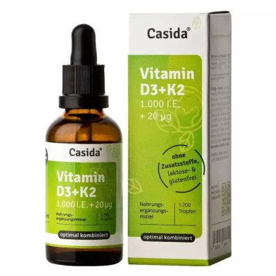 VITAMIN D3 K2 druppels, 50 ml