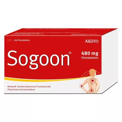Sogoon duivelsklauw 480 mg filmomhulde tabletten, 200 stuks Sogoon duivelsklauw 480 mg filmomhulde tabletten, 200 stuks