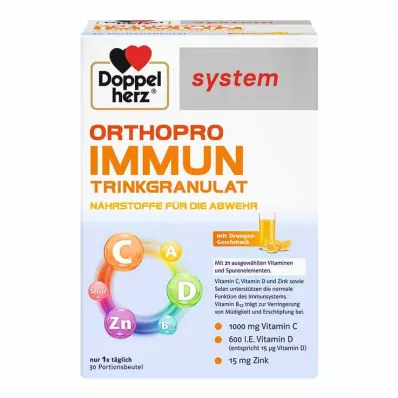 DOPPELHERZ Orthopro Immun Trinkgranulat systeem, 30 stuks