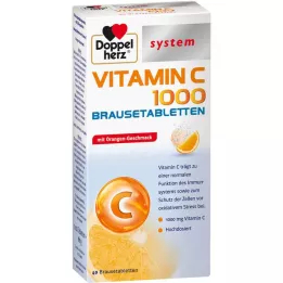 DOPPELHERZ Vitamine C 1000 systeem bruistabletten, 40 stuks